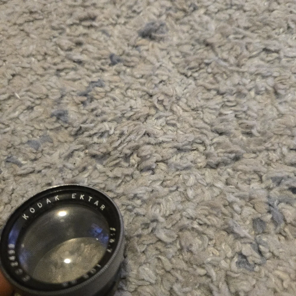 Vintage Kodak Ektar 105mm f/3.7 Lens - Rare Medium Format Glass